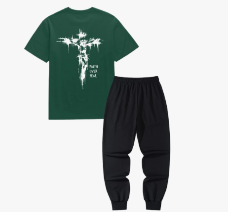 Faith Over Fear - Suit Sweatshirt + Pants