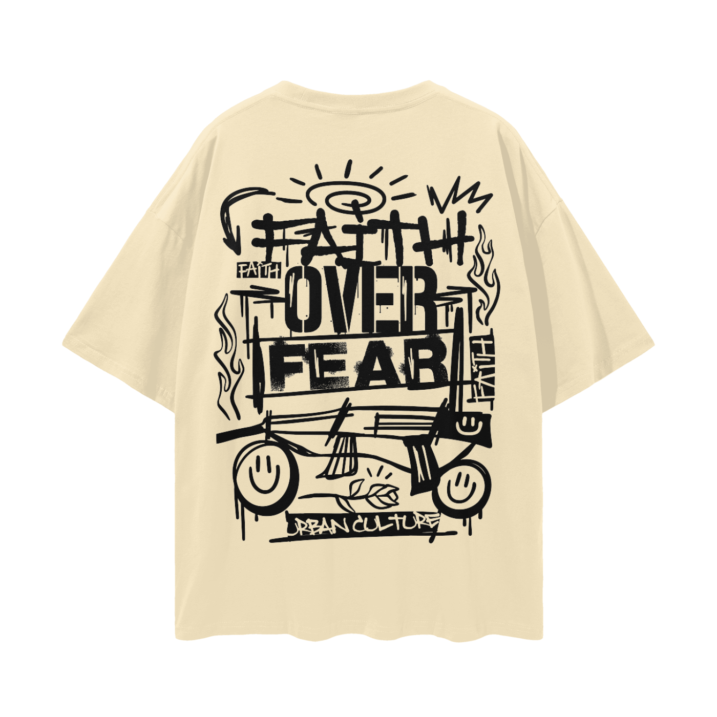 Faith Over Fear - Oversize Soft Tee