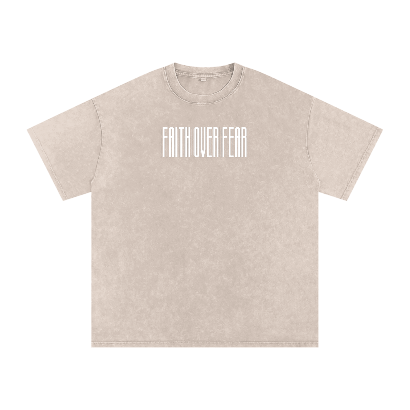 Faith,Oversize,Acid,Wash,Dropshoulder,Christian,Premium,Cotton