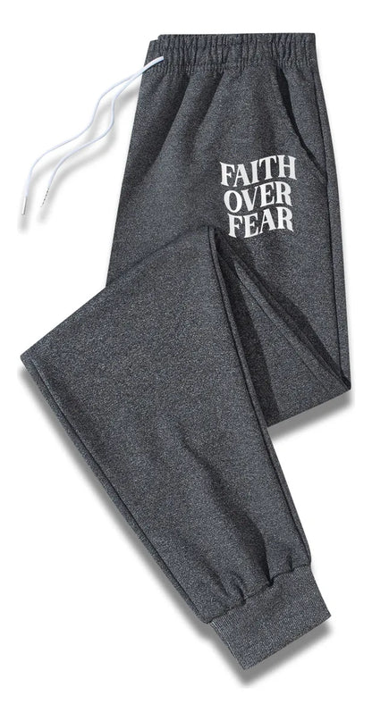 Faith Over Fear - Streetwear Flexy Pants