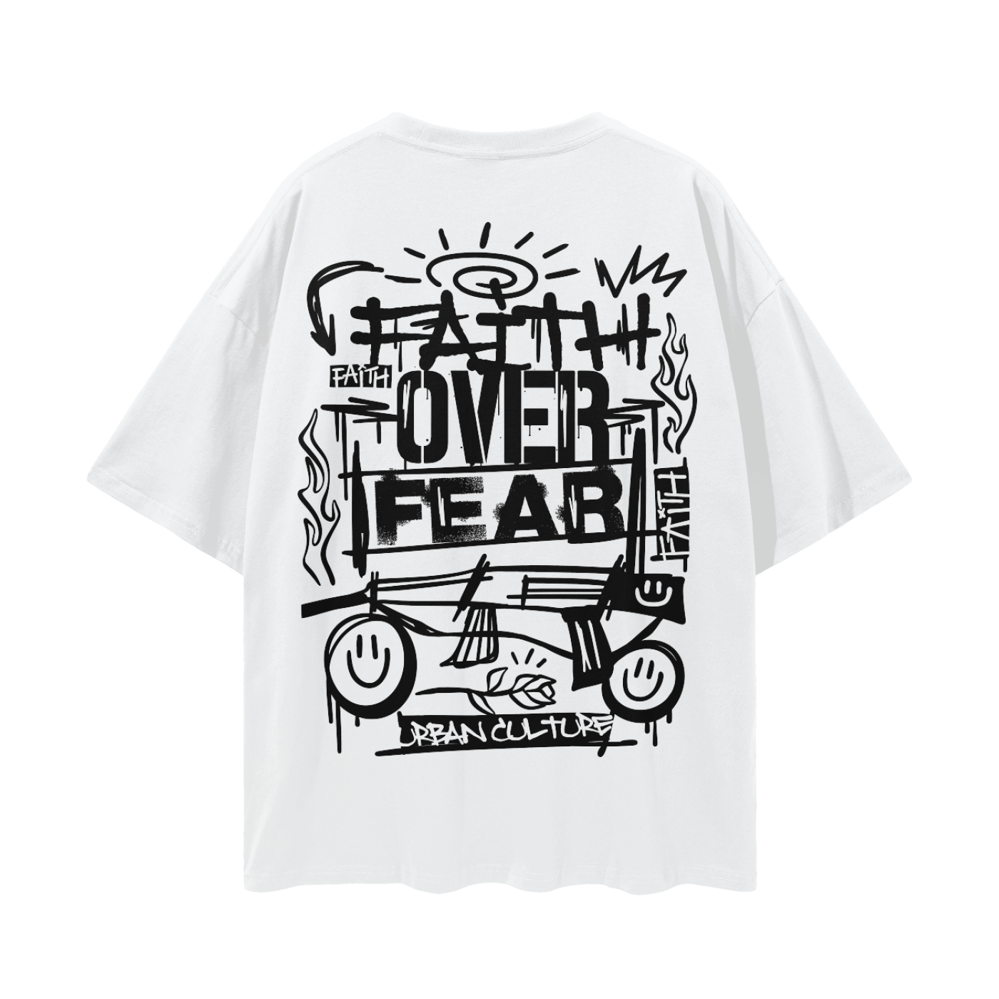 Faith Over Fear - Oversize Soft Tee