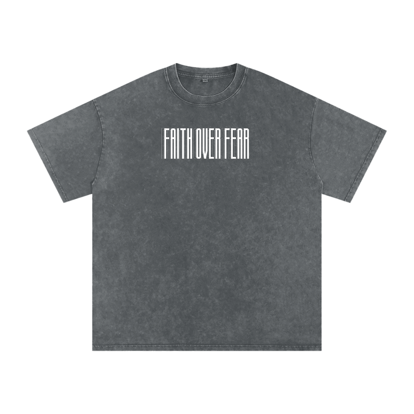 Faith,Oversize,Acid,Wash,Dropshoulder,Christian,Premium,Cotton