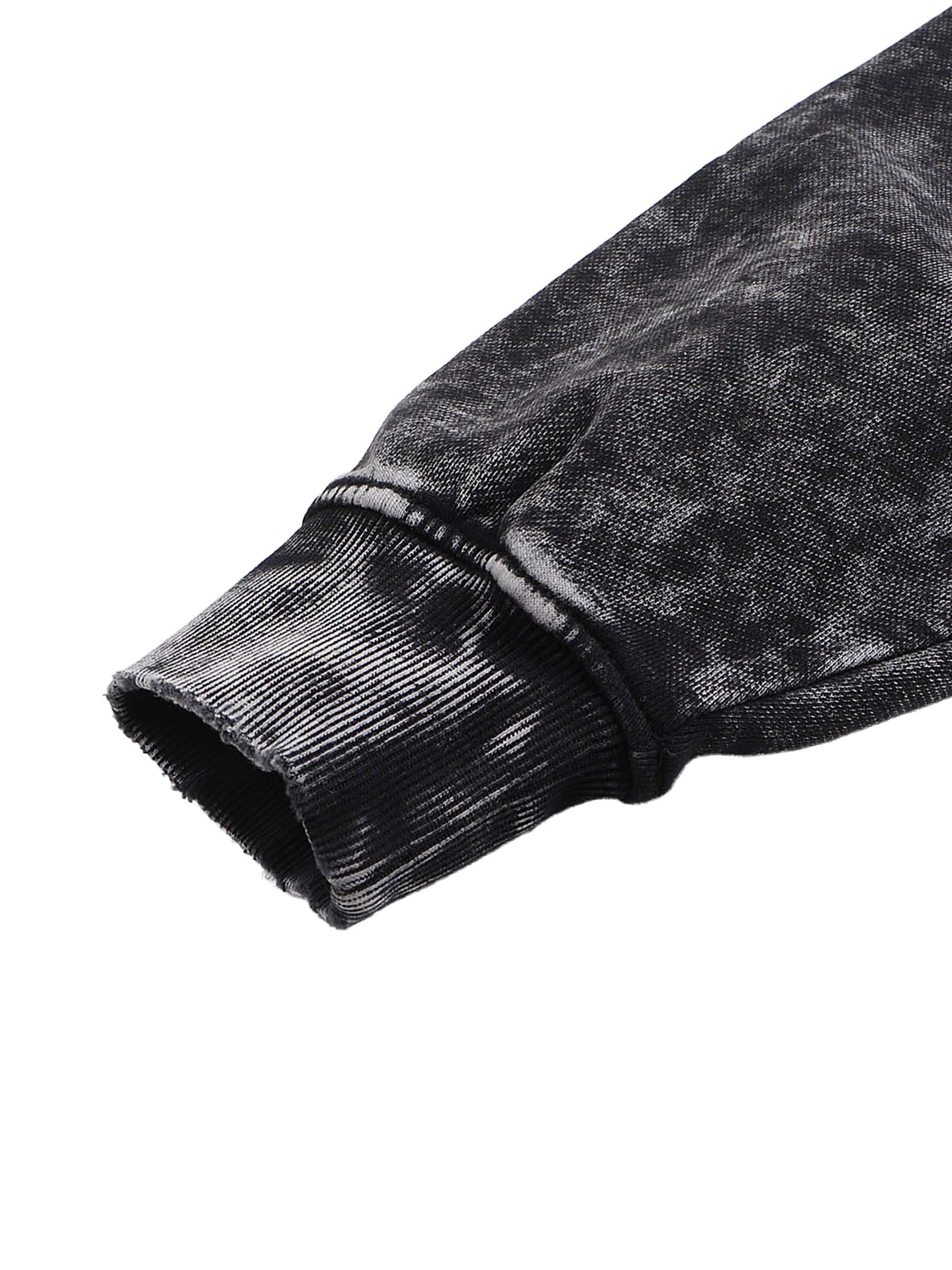 Snow,Washed,Unisex,Long-Sleeve,Sweatshirt