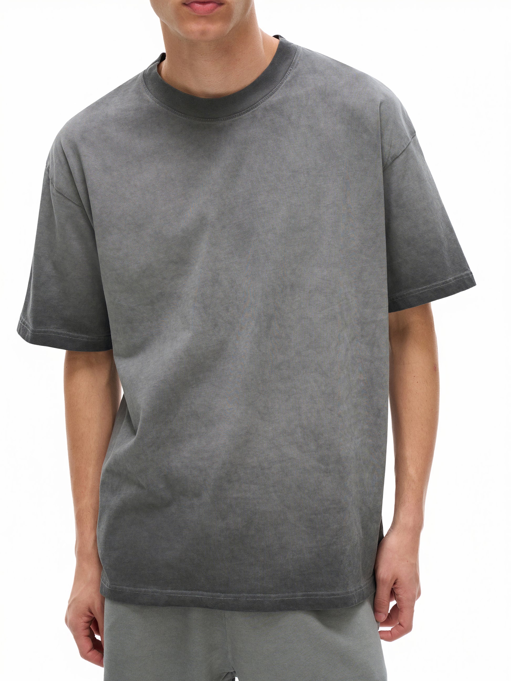 Dyed,T-Shirt,Unisex,Loose