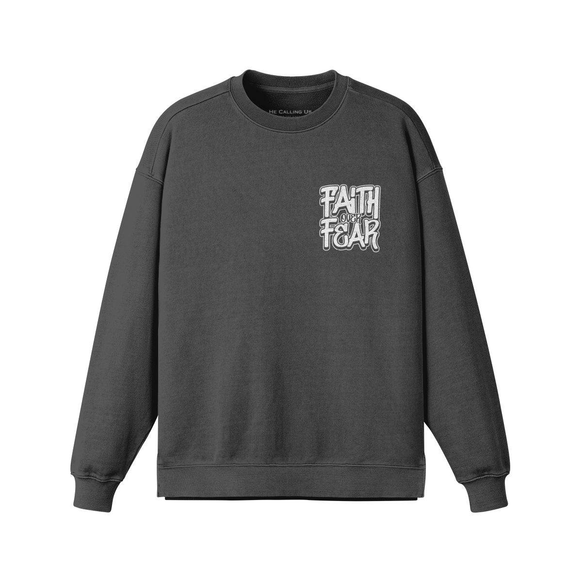 Faith Over Fear: Unisex Oversized Heavyweight Sweatshirt